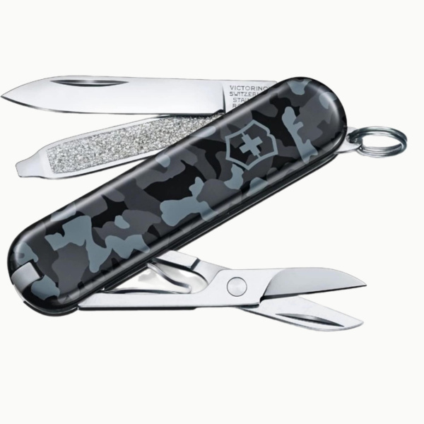 Нож Victorinox Classic SD 58мм, 7 функций (Синий Камуфляж)